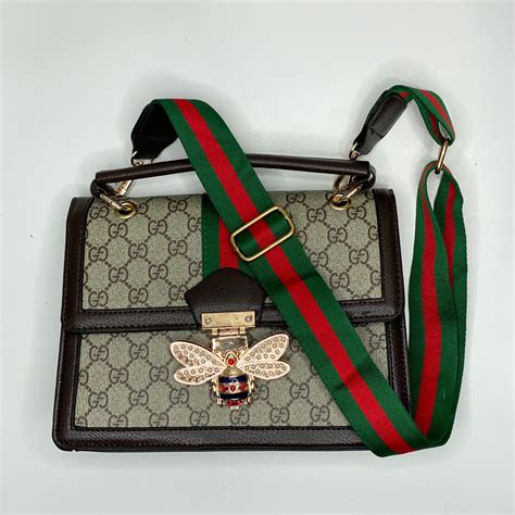 gucci bee bag strap|Gucci bag strap only.